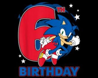 Sonic The Hedgehog Epic Sonic 6th Birthday Big Chest Logo