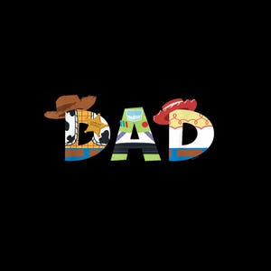 Toy Story Dad Father’s Day Birthday – Fun Family Dad PNG (Instant Download)