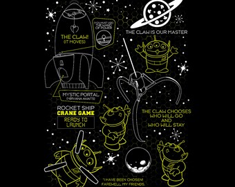Toy Story Pizza Planet Alien Rocket Ship Game – Retro Arcade Space Adventure PNG (Instant Download)