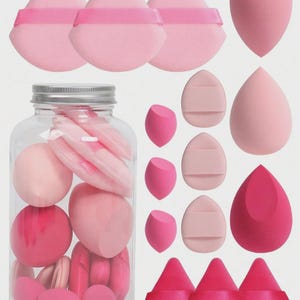 15pc Makeup Sponge Set + Case