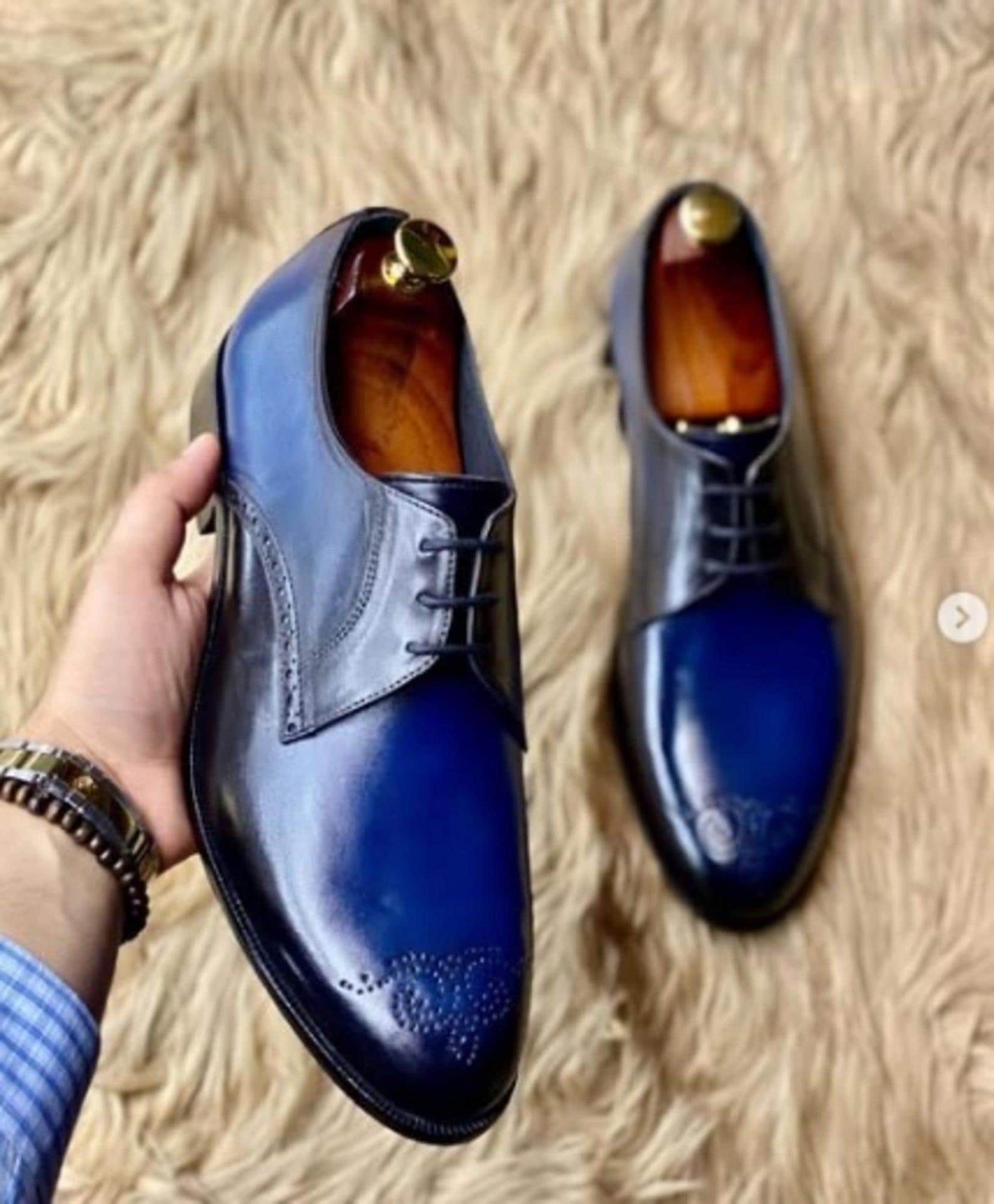 Blue Dress Shoes Men - Etsy Blue Dress Shoes Men - Etsy