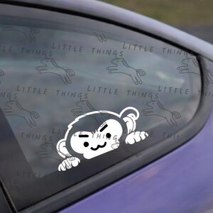 Evil monkey vinyl Decal, waterproof, streetcar sticker,  jdm decal