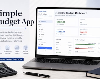Simple Budget App | Monthly Budget Planner, Bills, Expenses & Savings Tracker