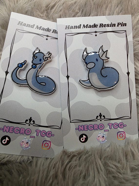 Pokemon Inspired Pins // Handmade UV Resin Shrinky Dinks // Hat Pins / Lanyard Charm / Bags / Jackets