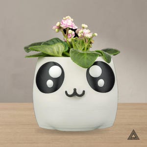 3D Face Planter Pot | Mood Changing Mouth · Succulent Plant Pot Gift · Made in Portugal