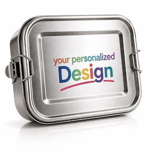 Individual Design Request - Color Engraved Stainless Steel Lunch Box