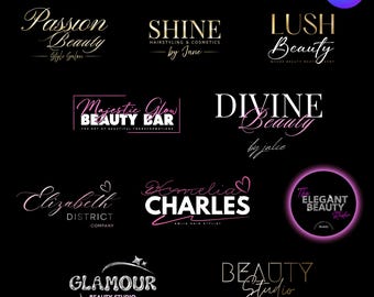 Hair Logo Designs Business Logo Beauty Hair Salon Logo Hairstylist Designer Hair Logo Beauty Salon Sign Logo Nail Tech Logo Hair Artist logo