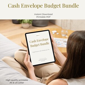 Cash Envelope Budget Planner Printable | Sinking Funds Tracker | Monthly Budget PDF | Budget Binder Insert | Finance Planner for Women