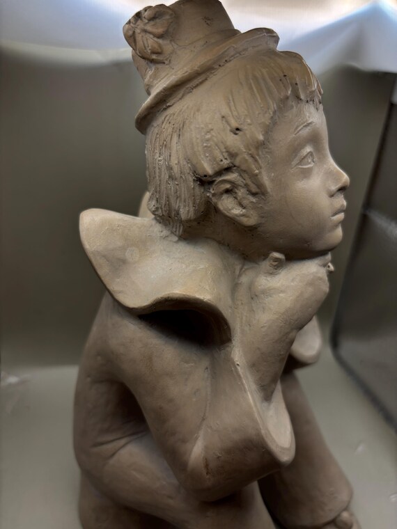 Vintage Austin Productions Figurine 1980 Child Sculpture Resin Art