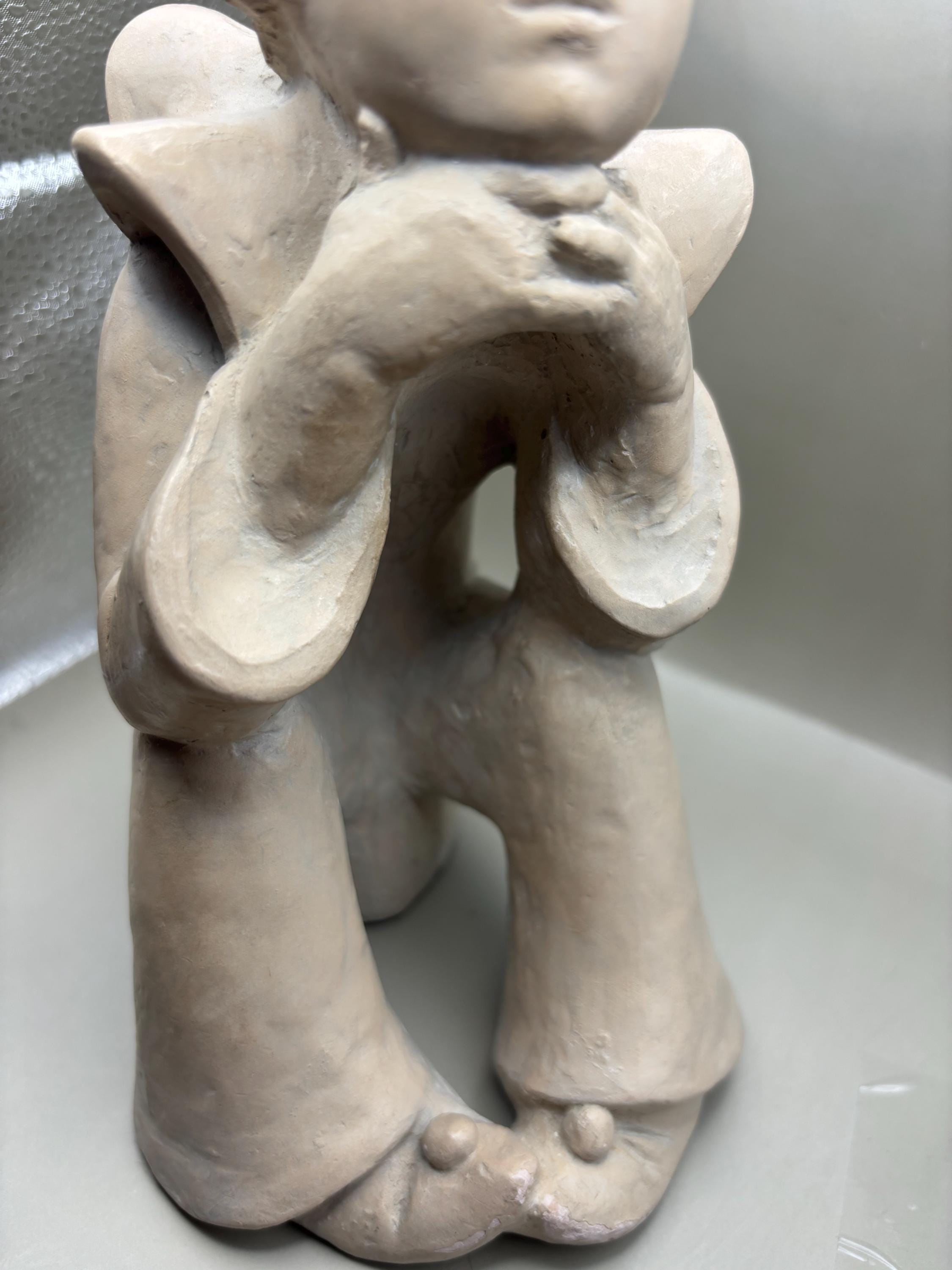 Vintage Austin Productions Figurine 1980 Child Sculpture Resin Art