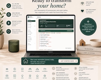 Home Renovation Planner & Project Management | Construction Tracker, Home Remodel Budget, House Project Timeline App | Offline and Private