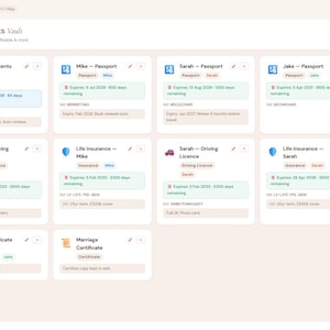 All-in-One Family Planner App | 100% Offline & Private | Budget, Meals, Tasks, Kids, Home Organizer | Digital Download image 9