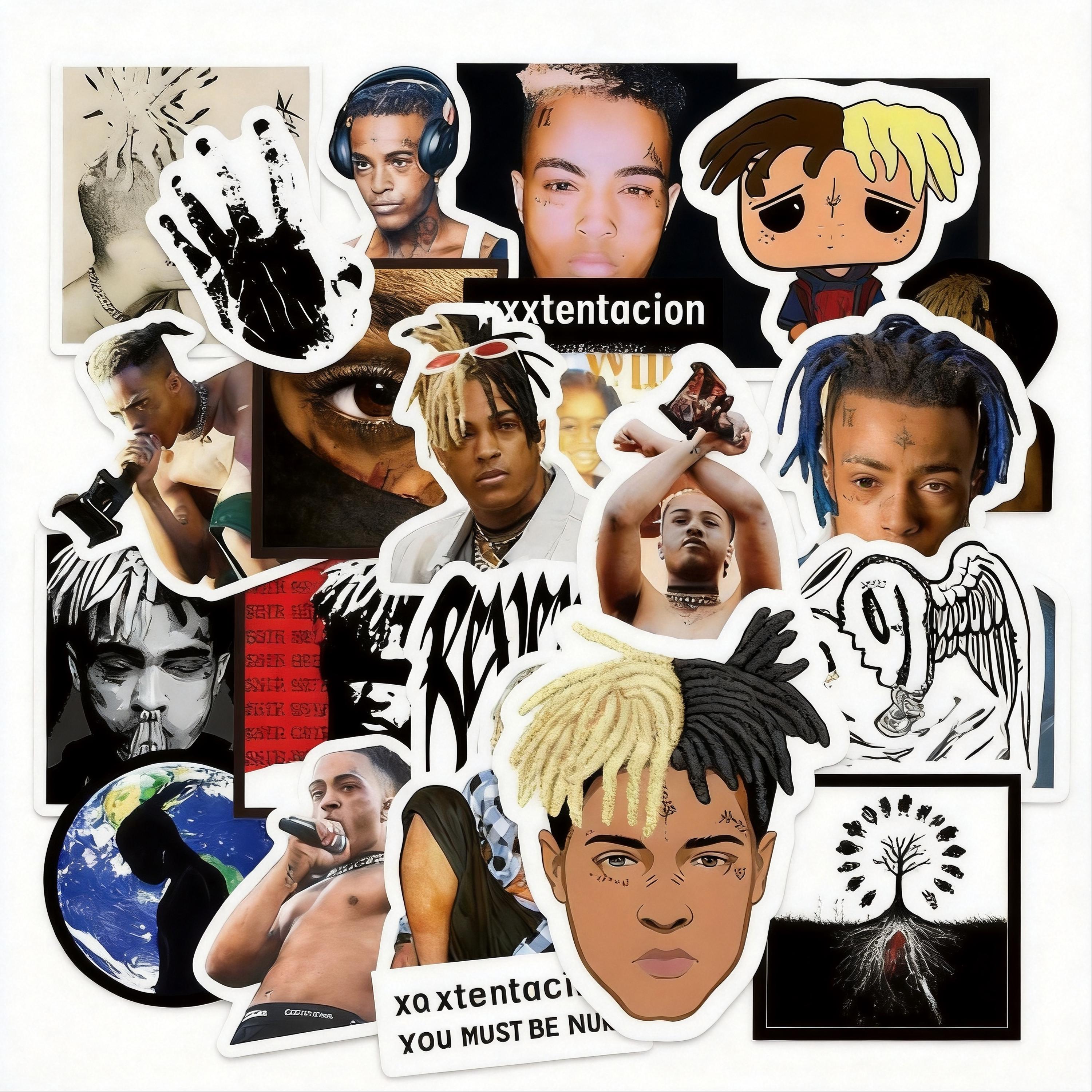 Rap Decals Sad Boy Rap Sticker Pack 50PCS, Dark Revenge Aesthetic Decals ...