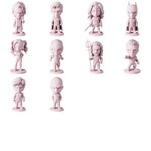 STL Files Comics Heroes and Villains image 3