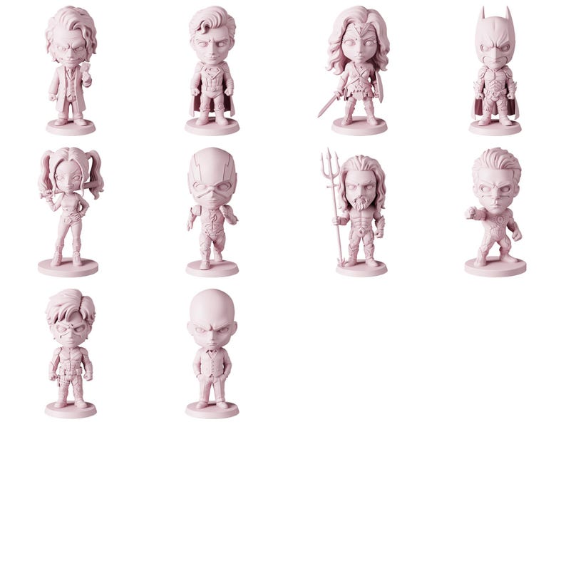 STL Files Comics Heroes and Villains image 3