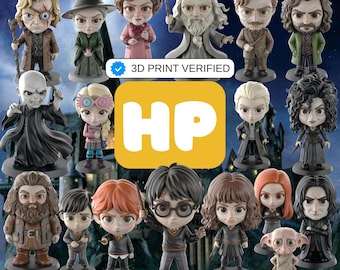 STL Files Wizard School Characters Book Film