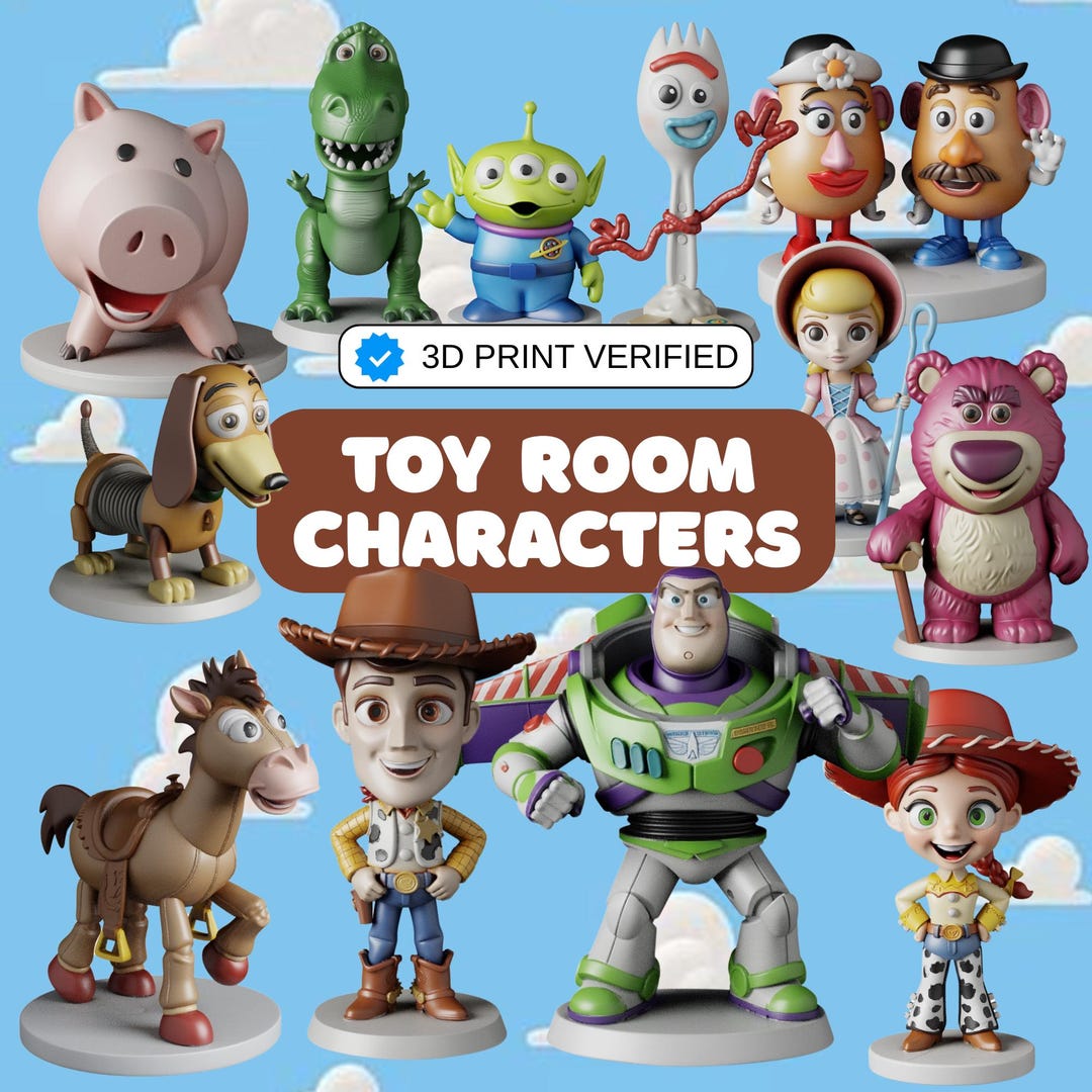 STL Files Toy Room Characters Cowboy Space Hero - Etsy