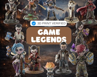 STL Dateien Spiel Legends Zeichentrickfiguren