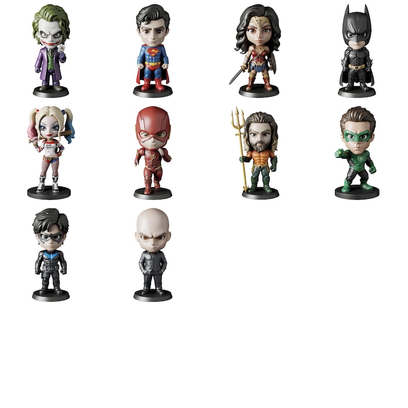 STL Files Comics Heroes and Villains image 2