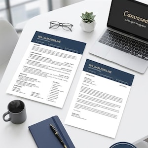 work resume template| Executive resume| ATS friendly template| Editable resume| instant download cv| minimalist resume| canva cv template