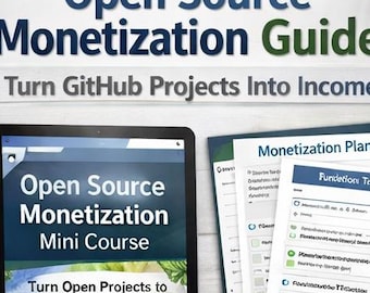 Mini corso sulla monetizzazione dell'open source: trasforma i progetti open source in fonti di reddito.