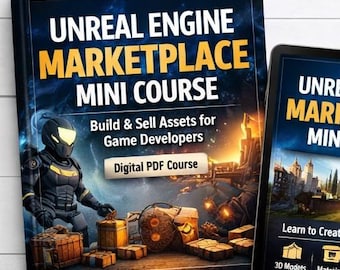 Mini corso su Unreal Engine Marketplace: crea e vendi risorse per sviluppatori di videogiochi.