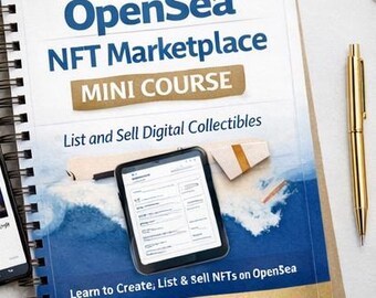 Mini corso su OpenSea NFT Marketplace: come mettere in vendita oggetti da collezione digitali.