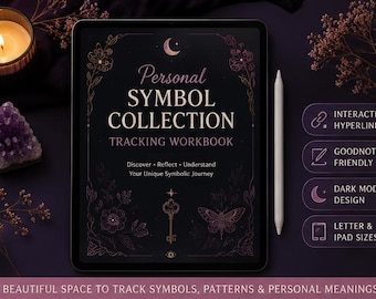 Personal Symbol Collection Tracking Workbook | Dream Symbol Journal | Spiritual Reflection Planner | Interactive GoodNotes Digital Planner
