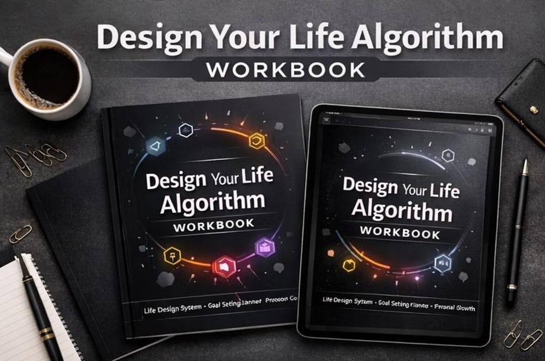 Design Your Life Algorithm Workbook | Life Design Planner | Personal ...