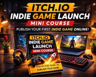 Mini corso su Itch.io per il lancio di giochi indie: pubblica online il tuo primo gioco indie.