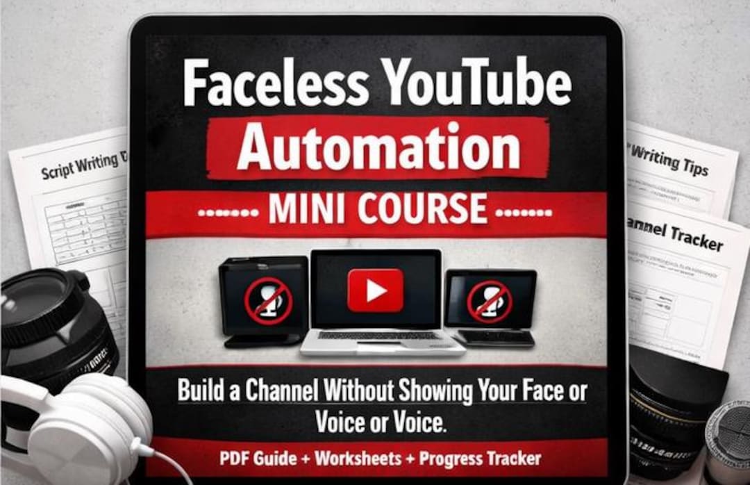 Faceless Youtube Automation Mini Course – Build a Channel Without ...