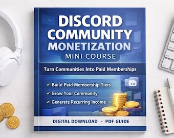 Mini corso sulla monetizzazione delle community su Discord: trasforma le community in abbonamenti a pagamento.