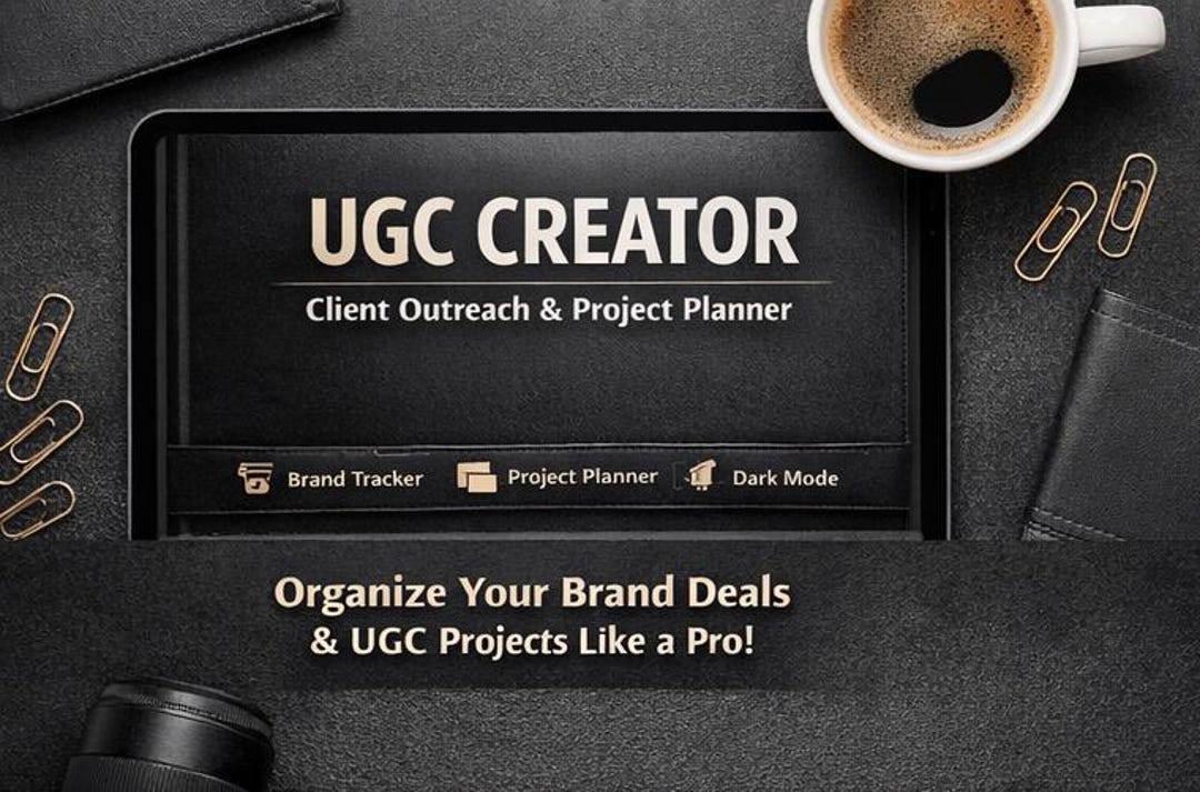 UGC Creator Client Outreach & Project Planner | Brand Collaboration ...