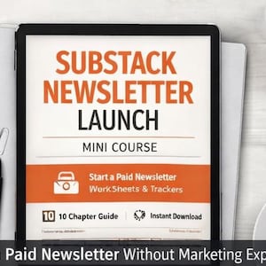 Minicorso di lancio della newsletter Substack: avvia una newsletter a pagamento senza esperienza di marketing