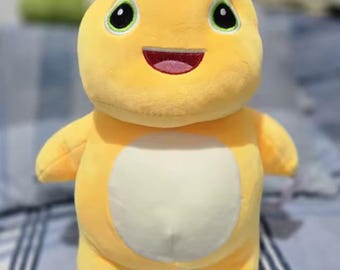 Yellow Dinosaur Plush Toy – Soft Kawaii Stuffed Animal, 30cm Cuddly Dino Buddy