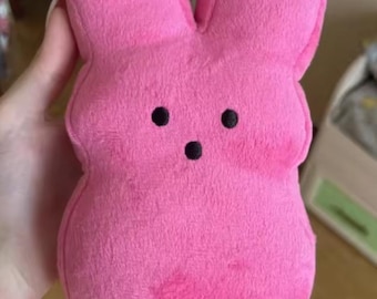 Pastel Pink Bunny Plush Toy | Soft Kawaii Rabbit Stuffed Animal 15cm