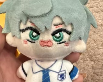 Anime Boy Plush Keychain | Chibi School Uniform Doll, Backpack Charm