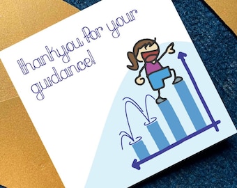 Thank You For Your Guidance Card,Mentor Appreciation Gift,Printable Boss Thank You Card, Coach Leader Teacher Greeting Card Digital Download