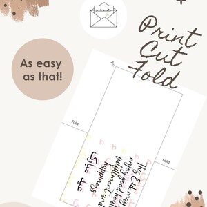 Elegant Eid Mubarak Greeting Card, Printable Eid Wishes, Islamic Calligraphy Card, Minimalist Eid al-Fitr Card, Instant Download 5x5 Card image 3