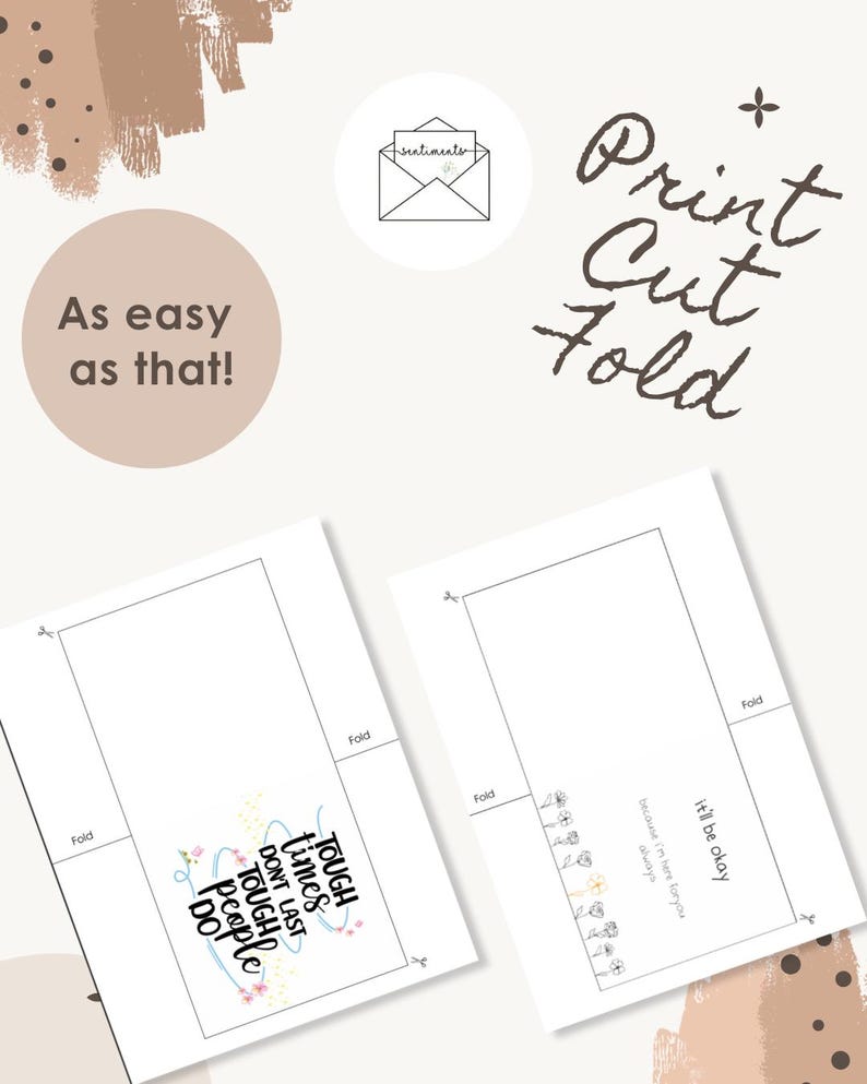 Paquete de tarjetas de apoyo para la salud mental, paquete de tarjetas de felicitación de ánimo, descarga digital "Pensando en ti", conjunto de afirmaciones positivas, tarjetas kawaii. imagen 4