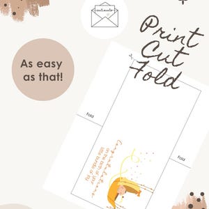 Printable New Baby Card Gender Neutral Baby Congratulations Card Newborn Baby Shower Card Instant Download image 3
