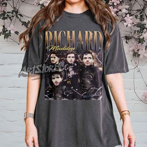 Richard Madden Retro Graphic Tee, Vintage Inspired Actor T-Shirt