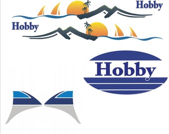 Dekalset för Hobby Caravan | Ersättningsklistermärken för Hobby Caravan & Camper | Sidodekalkit | Laminerad UV-resistent vinyl | Reproduktionsdekaler