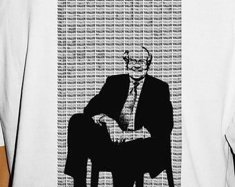 Warren Buffett T-Shirt - Value Investing Shirt, Finance Bro Gift, Stock Market Trader Tee, Investor Gift, Wall Street Apparel, Value Design