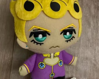 Giorno Giovanna pluche pop – JoJo Golden Wind op anime geïnspireerde knuffel 14 CM
