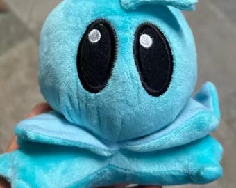 Blauwe octopus knuffel | Kawaii knuffeldier zeedieren, 15 cm