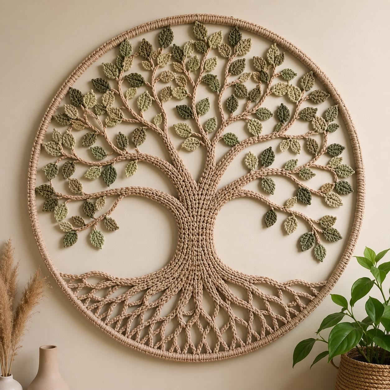 Tree of Life Wall Art Crochet Pattern