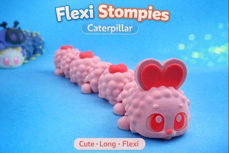 Stompies Caterpillar – Fully Flexi Articulated Desk Buddy