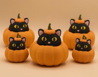 Pumpkin Cat Clicker – Fun 3D Printed Fidget Toy