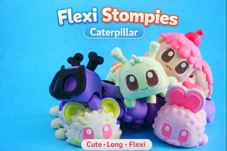 Stompies Caterpillar – Fully Flexi Articulated Desk Buddy